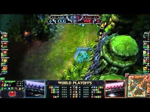 WE vs. CLG EU - Game 1 - Quarter Final - League of Legends World Championship 2012