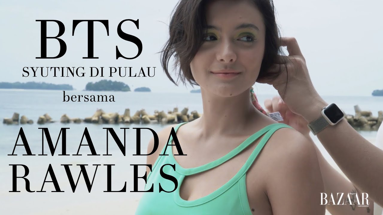 Serunya Syuting Digital Cover Amanda Rawles di Pulau Seribu