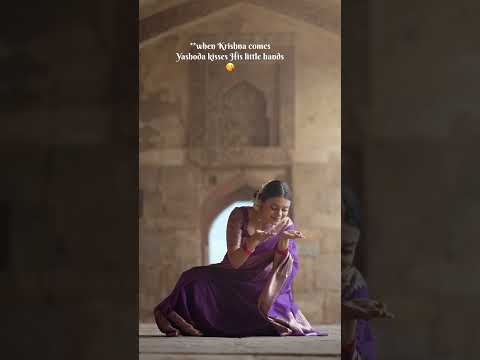 Thangamani Rathiname Bombay Jayshri | Krishna and Yashoda 😊💜| dance #odissidance