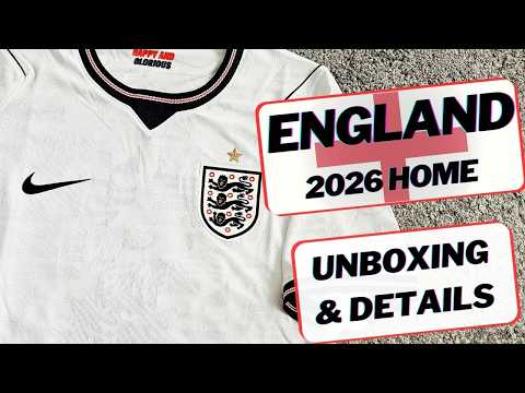 England Mens Home Authentic Jersey 2026