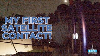 Making My FIRST ISS Ham Radio Satellite Contact!