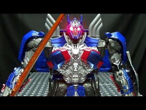 KO Upscaled The Last Knight OPTIMUS PRIME: EmGo's Transformers Reviews N' Stuff
