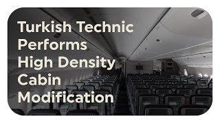Turkish Technic Performs High Density Cabin Modification