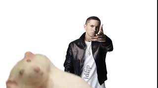 Eminem throws the rat