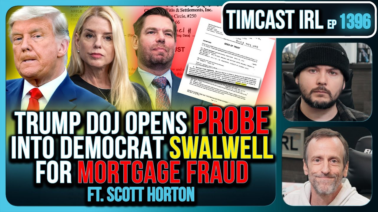 Trump DOJ Opens Probe Into Democrat Swalwell For Mortgage Fraud | Timcast IRL