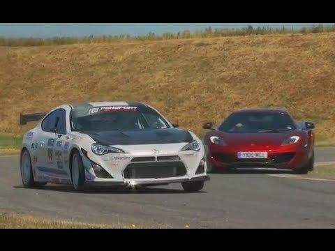 New Toyota GT86 TURBO vs McLaren MP4-12C