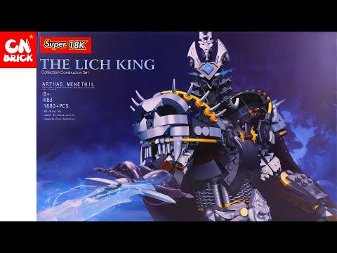 Unoffical LEGO THE LICH KING WORLD OF WARCRAFT SUPER18K K83 1680PCS (SPEED BUILD)