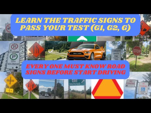 Types of traffic signs |  Learn the road signs to pass your test |