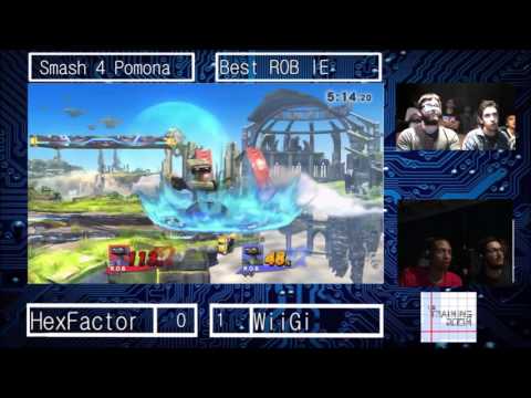 Smash 4 Pomona 10/2/15 Hexfactor vs  WiiGi Best ROB ft3 shenanigans