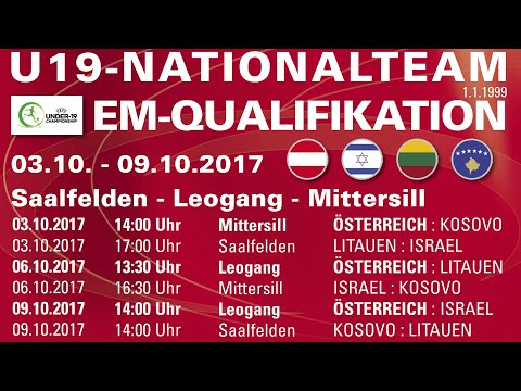 03.10.2017 Österreich U19 - Kosovo U19 (U19 EM Quali 2017/18) | Livestream