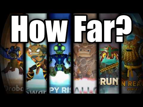 How Far can the BEST Skylander from EACH game take me?