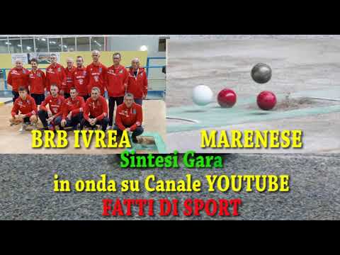 Bocce: Promo Video Footage Match BRB Ivrea - Marenese National Championship Serie A - Men's 25/26