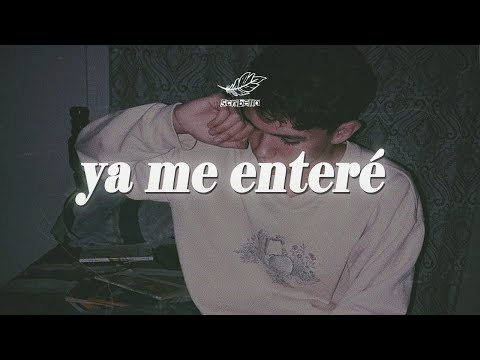 Reik - Ya Me Enteré (Letra)