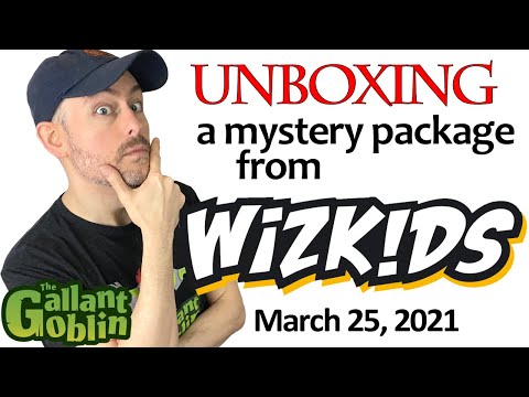 Unboxing a package from WizKids! - March 25, 2021