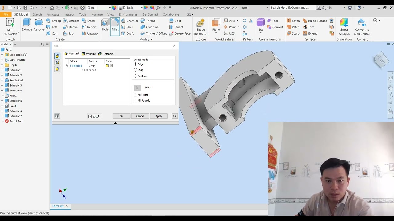Inventor 3D CAD Design Tutorial Perfect for Beginners part 04