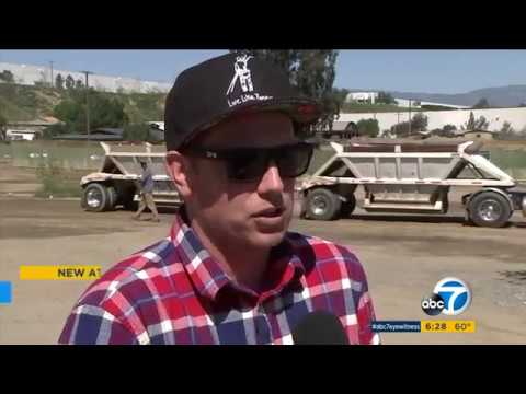 MOTORCYCLIST JUMPS OVER 60 FWY IN MORENO VALLEY