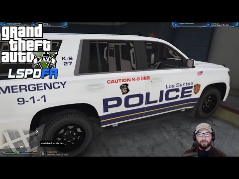 GTA 5 LSPDFR with K9 Partner Mod