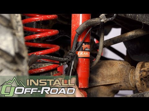 Jeep JK Wrangler TeraFlex Brake Line Anchor Kit Front 2007-2018 Installation