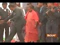 Yogi Adityanath arrives in Lucknow to assess the situation ahead of his oath-taking ceremony
