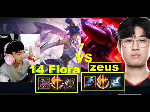 Rank 1 Fiora Challenger China Vs Jayce Zeus Top