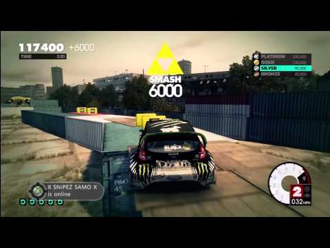DiRT 3: Gymkhana Smash Tutorial - How to Get Platinum