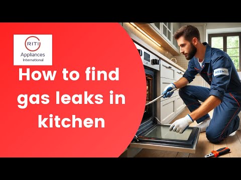 How to find gas leaks in kitchen