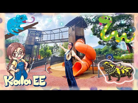 多感官遊樂場|爬蟲館|Learning Reptiles at kids playground with Kala EE|廣東話教學|兒童中文學習|蛇|蜥蜴|顏色|概念|親子活動|屯門公園|親子好去處