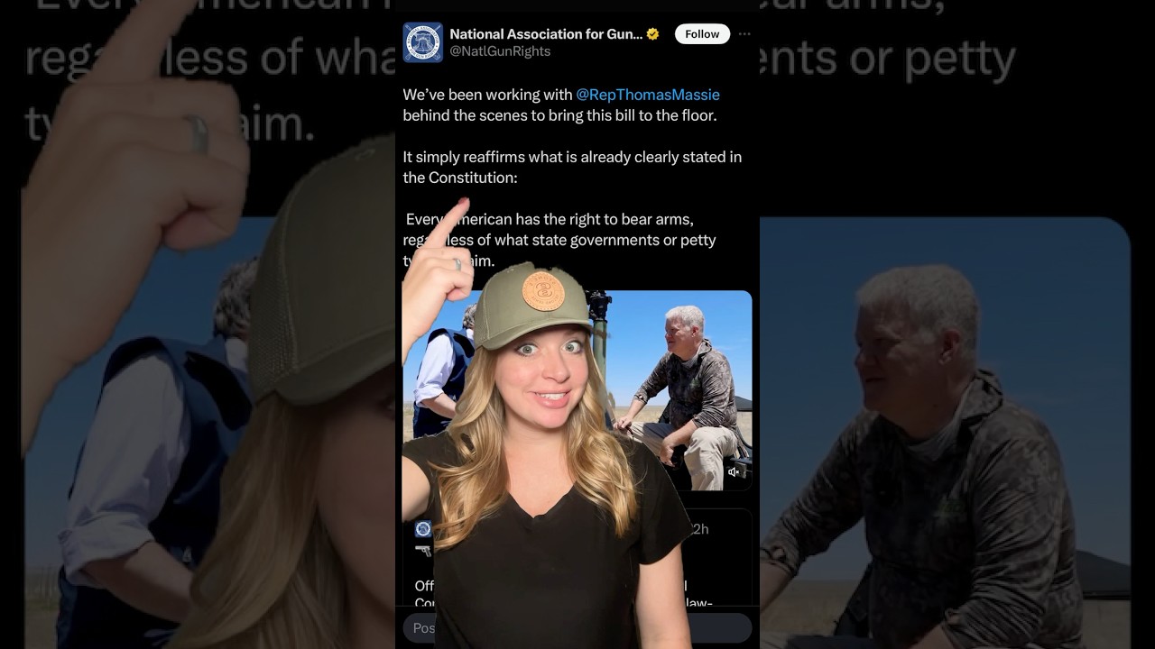 Massie’s National Constitutional Carry Bill… Will it Pass?!?￼#2ndamendment #shortsvideo #shorts