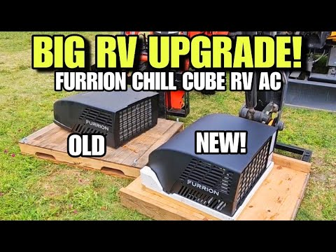 EXCLUSIVE! FURRION CHILL CUBE INSTALL! AC UPGRADE! Variable Speed Inverter RV AC!