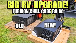 EXCLUSIVE! FURRION CHILL CUBE INSTALL! AC UPGRADE! Variable Speed Inverter RV AC!