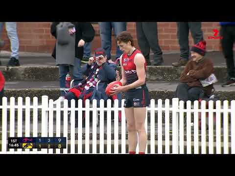 Rd 12 Hostplus SANFL Snapshot - Norwood's Liam Robinson curls it around
