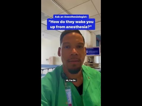 How Do They Wake You Up From Anesthesia?