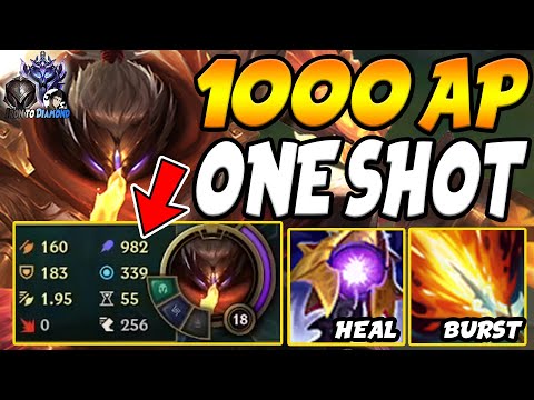 NEW 1000 AP Jax Build with Riftmaker + Nashor's + Lichbane = Burst Heal & Dmg! | Iron to Diamond #12