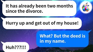 【Apple】My husband handed me divorce papers on our anniversary. He tries to kick me out but... LOL!!
