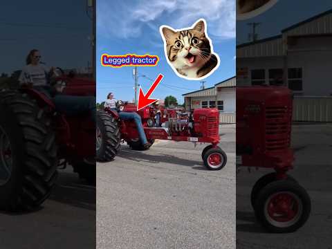 Putting his feet on his tractor ⁉️ #shorts # #amazing #unique