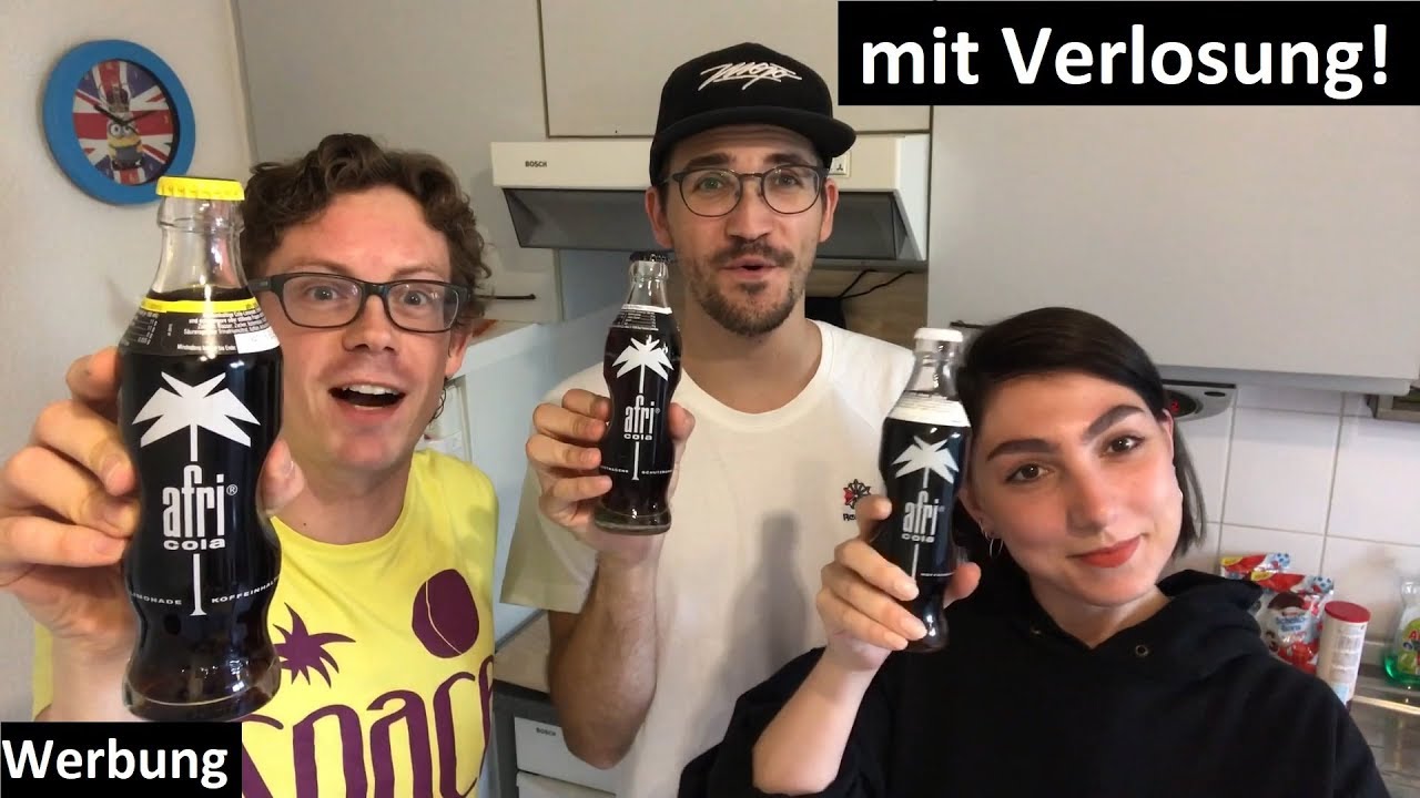 Afri Cola: Alle 3 Sorten der KULT Cola im Test mit und ohne Zucker & Super Verlosung am Schluss!