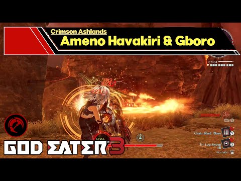 Crimson Ashlands A5 with Heavy Moon 8 minutes | Ameno Havakiri & Gboro Gboro - God Eater 3
