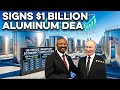 Russian Company Signs 1 Billion Dollar Deal For Aluminum Plant In Ethiopia