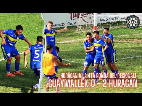 A la 4ta Fase: Guaymallén 0 - 2 Huracán (Resumen 3ra fase VUELTA - TRFA 2024/25 CUYO)
