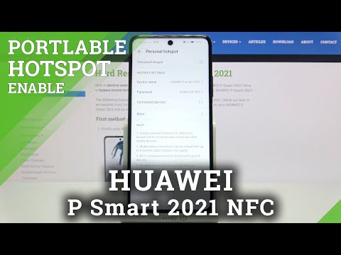 Portable Hotspot HUAWEI P Smart 2021 NFC - Share Internet / Create Mobile Hotspot