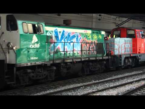 ADIF - 310.011 + 311.120 + 311.154 saliendo de Villaverde Bajo