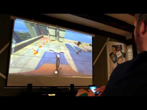 Touchgrind BMX on the big screen