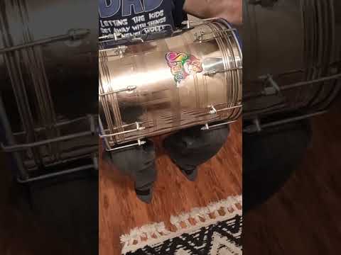 A W & SONS (SEE VIDEO) TWO-SIDED BEER KEG BARREL CONGA -ALUMINUM- FREE SHIP TO C-USA! image 10