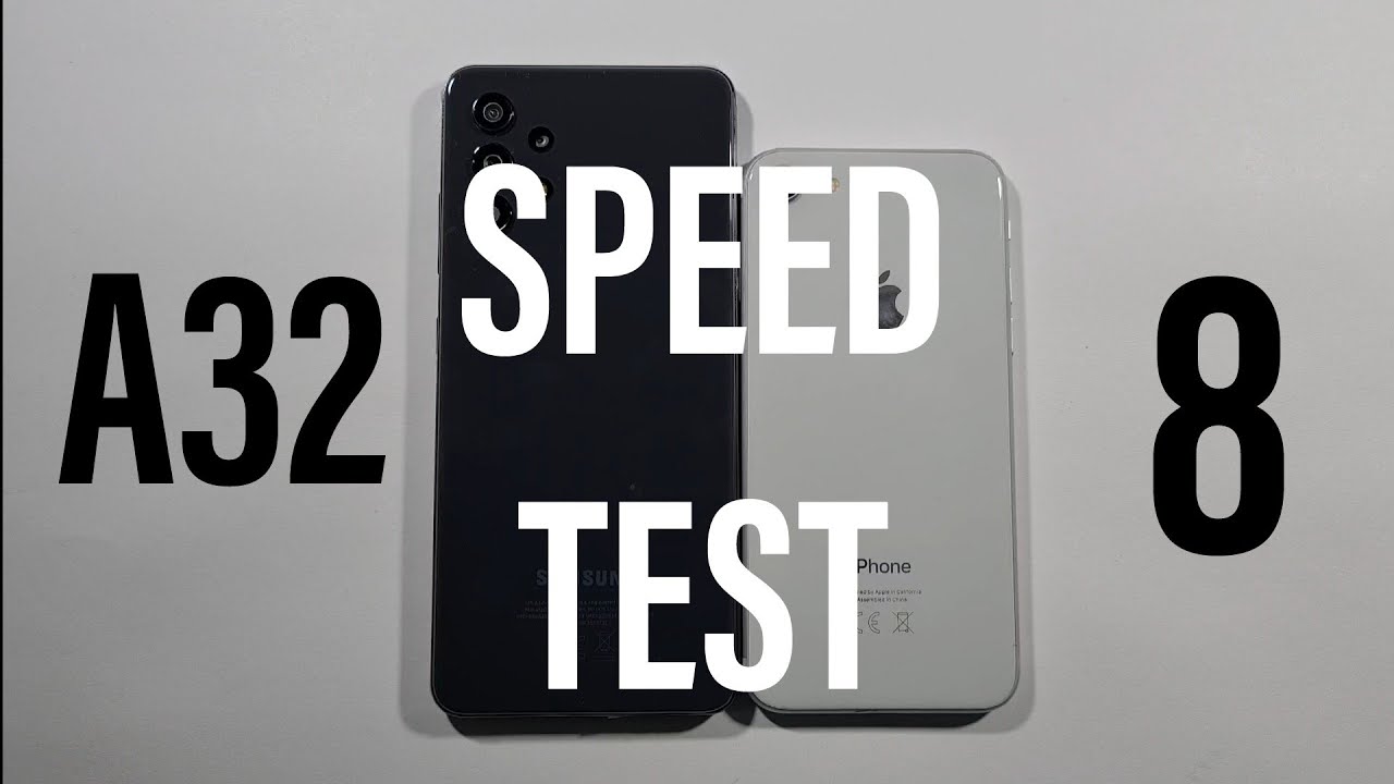 Samsung A32 vs Iphone 8 Speed Test