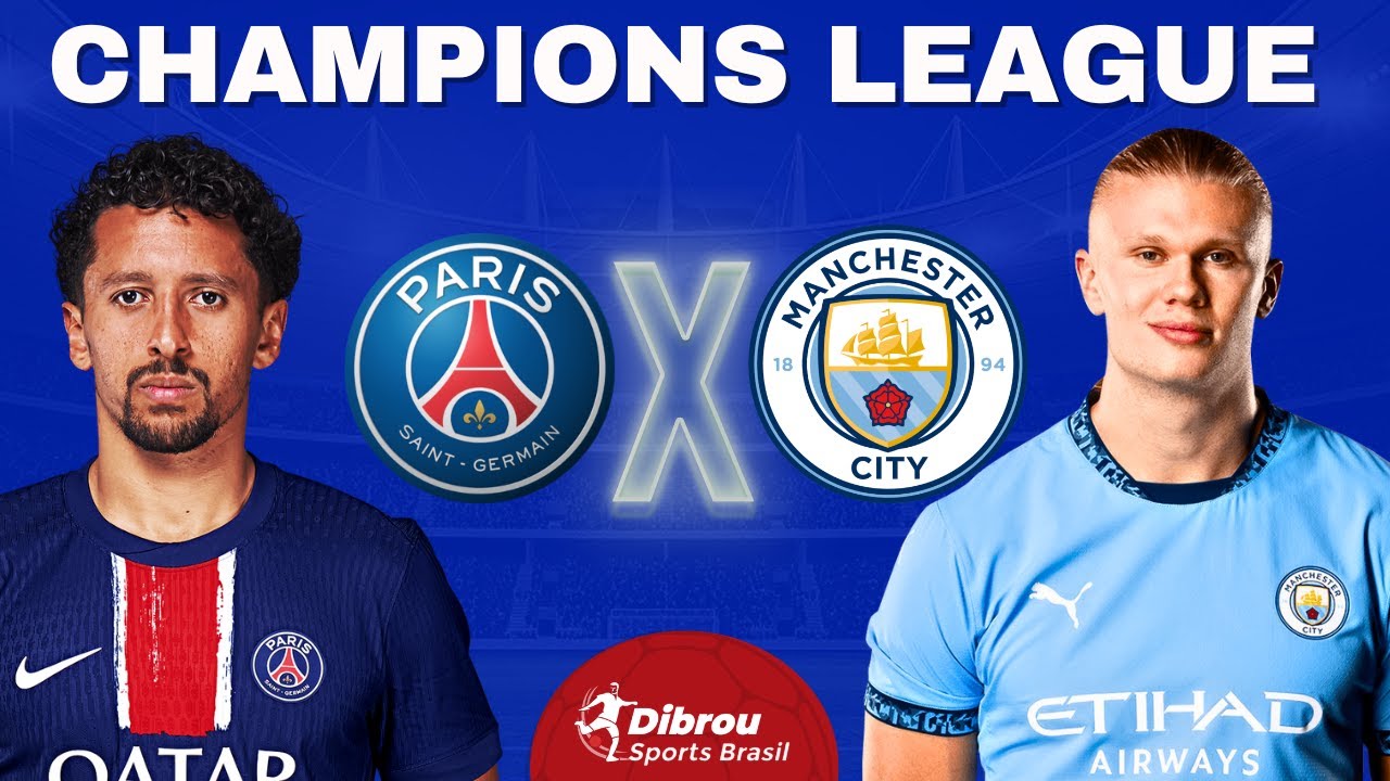 PSG X MANCHESTER CITY AO VIVO CHAMPIONS LEAGUE DIRETO ESTÁDIO | RODADA 7 - NARRAÇÃO