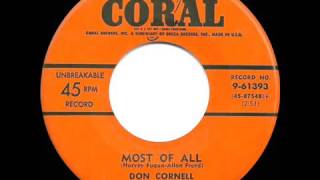 1955 HITS ARCHIVE  Most Of All   Don Cornell