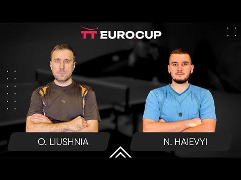 20:15 Oleksandr Liushnia - Nazarii Haievyi 13.02.2025 TT Euro.Cup Ukraine Master. TABLE 4