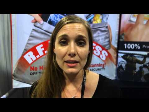 SHIELDSAK Fabric Faraday Cage RF-Blocking Protective Bag at SOFIC 2014