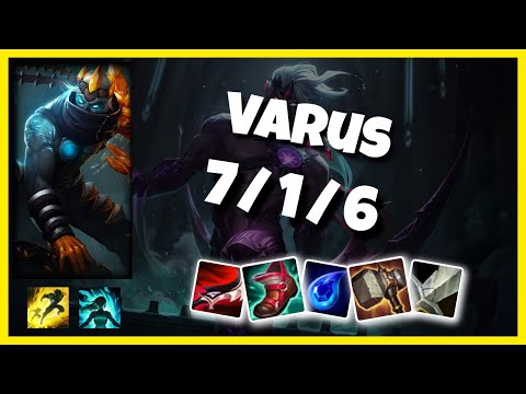 Varus vs Senna KOREAN Challenger BOT (7/1/6) - v11.2