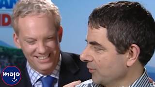 Top 10 Times Rowan Atkinson Broke the Cast